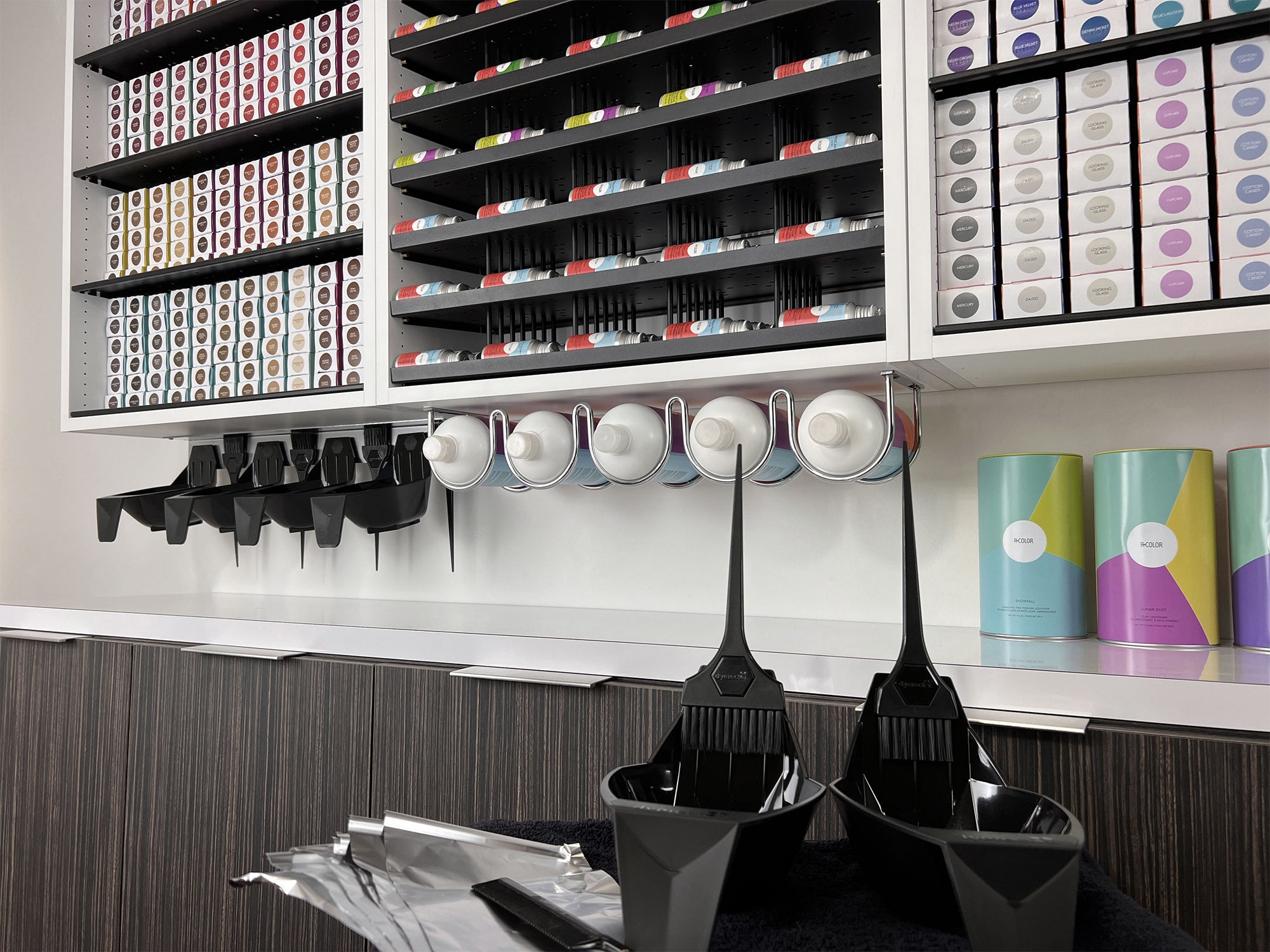 Hair Color Storage Ideas, Hair Color Storage for Salons